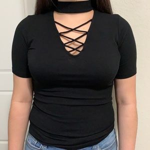 Ambiance Crisscrossed Shirt👍🏽